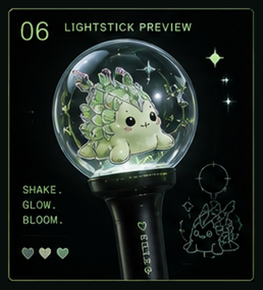 CHLOROHEART lightstick preview
